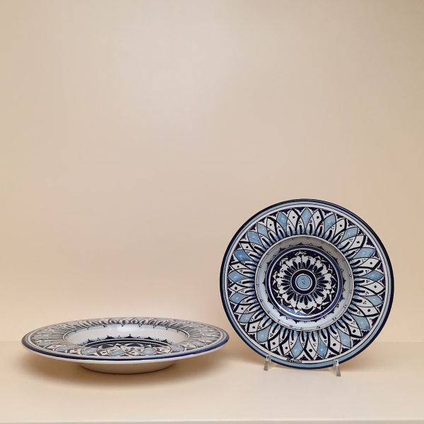 SET OF SOUP-PASTA PLATES OF CM.27 DIAMETER